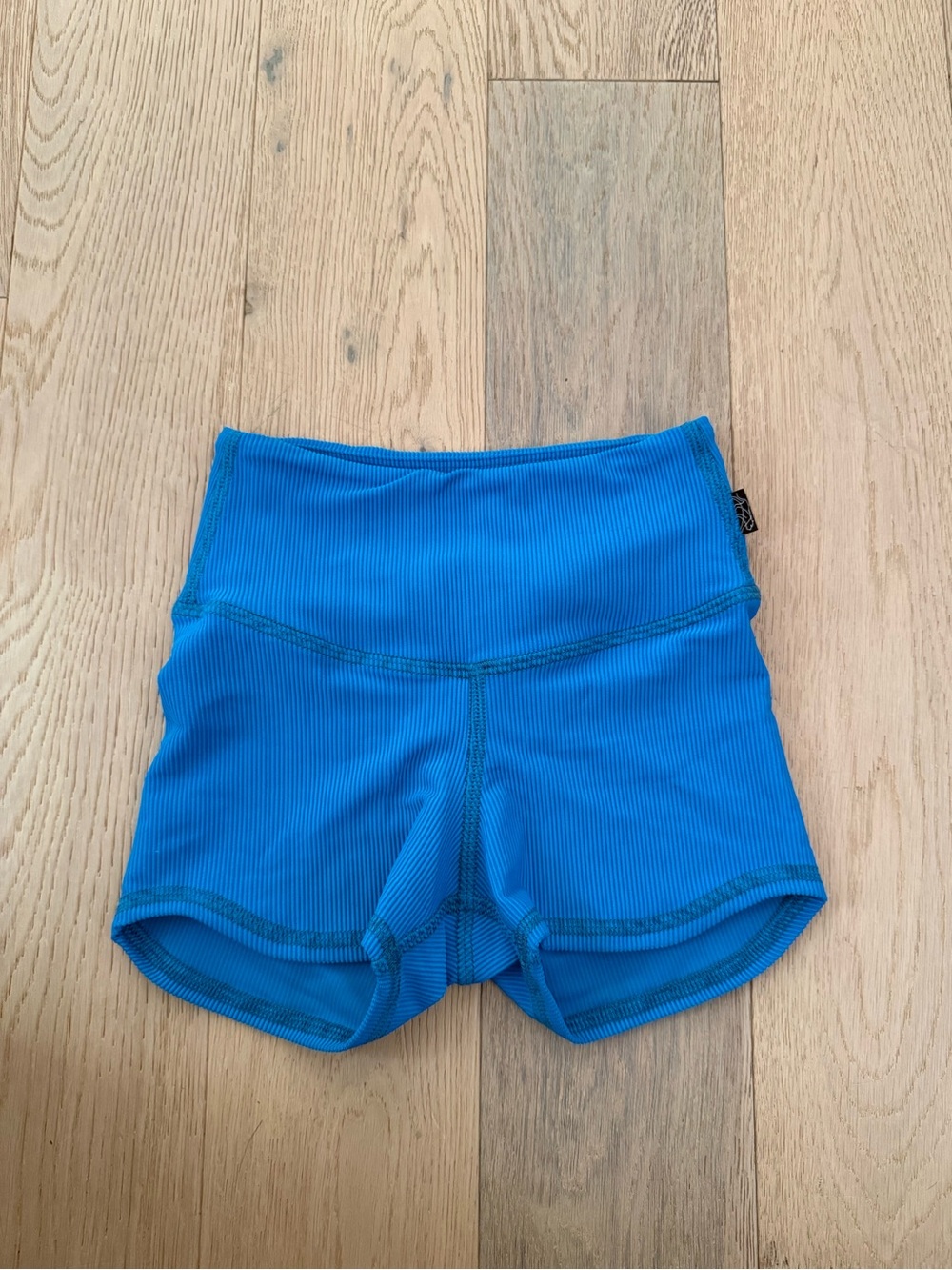 Tiger Friday CL Ruth Ribbed Athletic Shorts - Blue